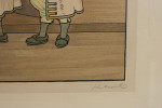 Signed Old King Cole Print, After Hassal