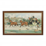 Coaching Scene, The Race By Cecil Aldin