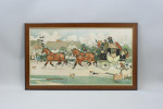 Coaching Scene, The Race By Cecil Aldin