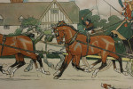 Coaching Scene, The Race By Cecil Aldin