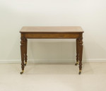 Antique Mahogany Library Table Or Desk, Attributed To Gillows.