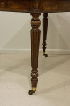 Antique Mahogany Library Table Or Desk, Attributed To Gillows.