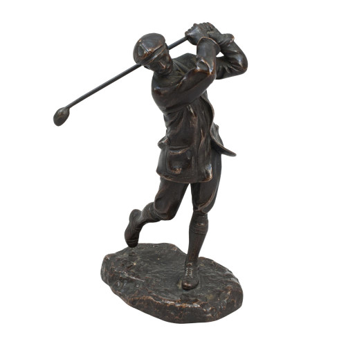 Bronze Figure Of Harry Vardon By Hal Ludlow.