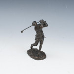 Bronze Figure Of Harry Vardon By Hal Ludlow.