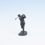 Bronze Figure Of Harry Vardon By Hal Ludlow.