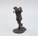 Bronze Figure Of Harry Vardon By Hal Ludlow.