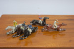 Table Top Folding Horse Racing Steeplechase Game