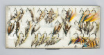 Antique Black Japanned Fly Reservoir