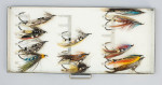 Antique Black Japanned Fly Reservoir