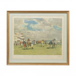 Sir Alfred Munnings, Unsaddling At Epsom, Summer Meeting