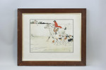 Antique Fox Hunting Print, Cecil Aldin , Admiration