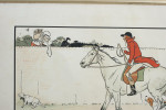 Antique Fox Hunting Print, Cecil Aldin , Admiration