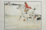 Antique Fox Hunting Print, Cecil Aldin , Admiration