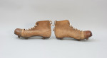 Vintage Pair Of Leather Football / Rugby Boots