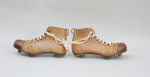 Vintage Pair Of Leather Football / Rugby Boots