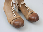 Vintage Pair Of Leather Football / Rugby Boots