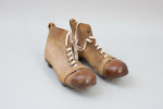 Vintage Pair Of Leather Football / Rugby Boots