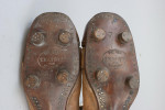 Vintage Pair Of Leather Football / Rugby Boots