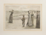 Golf Print, Golfing On Minchinhampton Common