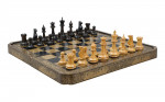 Oriental Black And Gold Backgammon And Chess Board