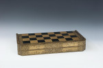Oriental Black And Gold Backgammon And Chess Board