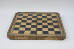 Oriental Black And Gold Backgammon And Chess Board