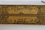 Oriental Black And Gold Backgammon And Chess Board
