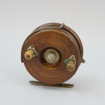 Antique 5" Mahogany Fishing Reel By Hardy