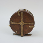 Antique 5" Mahogany Fishing Reel By Hardy