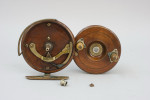 Antique 5" Mahogany Fishing Reel By Hardy