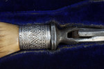 Mappin & Webb Silver-mounted Antler Carving Set