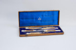 Mappin & Webb Silver-mounted Antler Carving Set