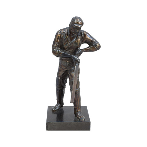 C.B. Fry Spelter Cricket Figure, Batting