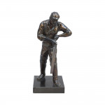C.B. Fry Spelter Cricket Figure, Batting