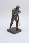 C.B. Fry Spelter Cricket Figure, Batting
