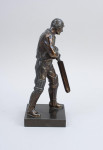 C.B. Fry Spelter Cricket Figure, Batting