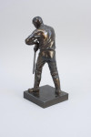 C.B. Fry Spelter Cricket Figure, Batting