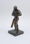 C.B. Fry Spelter Cricket Figure, Batting