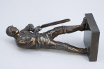 C.B. Fry Spelter Cricket Figure, Batting