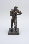 C.B. Fry Spelter Cricket Figure, Batting