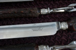 Victorian Elkington & Co. Antler Carving Set