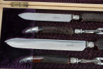 Victorian Elkington & Co. Antler Carving Set