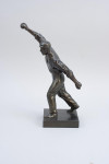 C.B. Fry Spelter Cricket Figure, Bowling