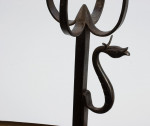 Pair Of Wrought Iron Andirons