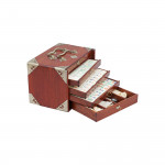 Mahjong Set In Hardwood Box