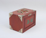 Mahjong Set In Hardwood Box