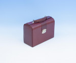 Red Leather Dressing Case