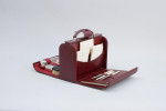 Red Leather Dressing Case