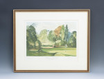 Lithographic Print Of Wilderness Golf Club
