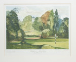 Lithographic Print Of Wilderness Golf Club